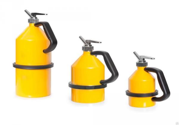 Стальная канистра 2 л с краном точной дозировки для раздачи ЛВЖ